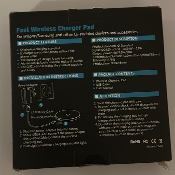 Fast Wireless Charger Pad - Picture 2 of 5